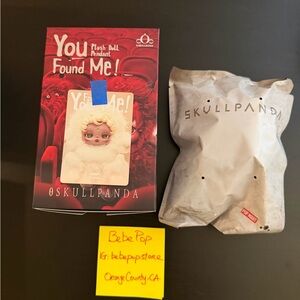 SANDMAN - Skullpanda You Found Me! Series Plush Doll Pendant